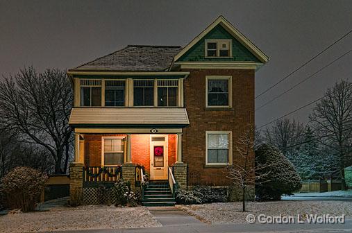 Nighttime House_20117-22.jpg - Photographed at Smiths Falls, Ontario, Canada.